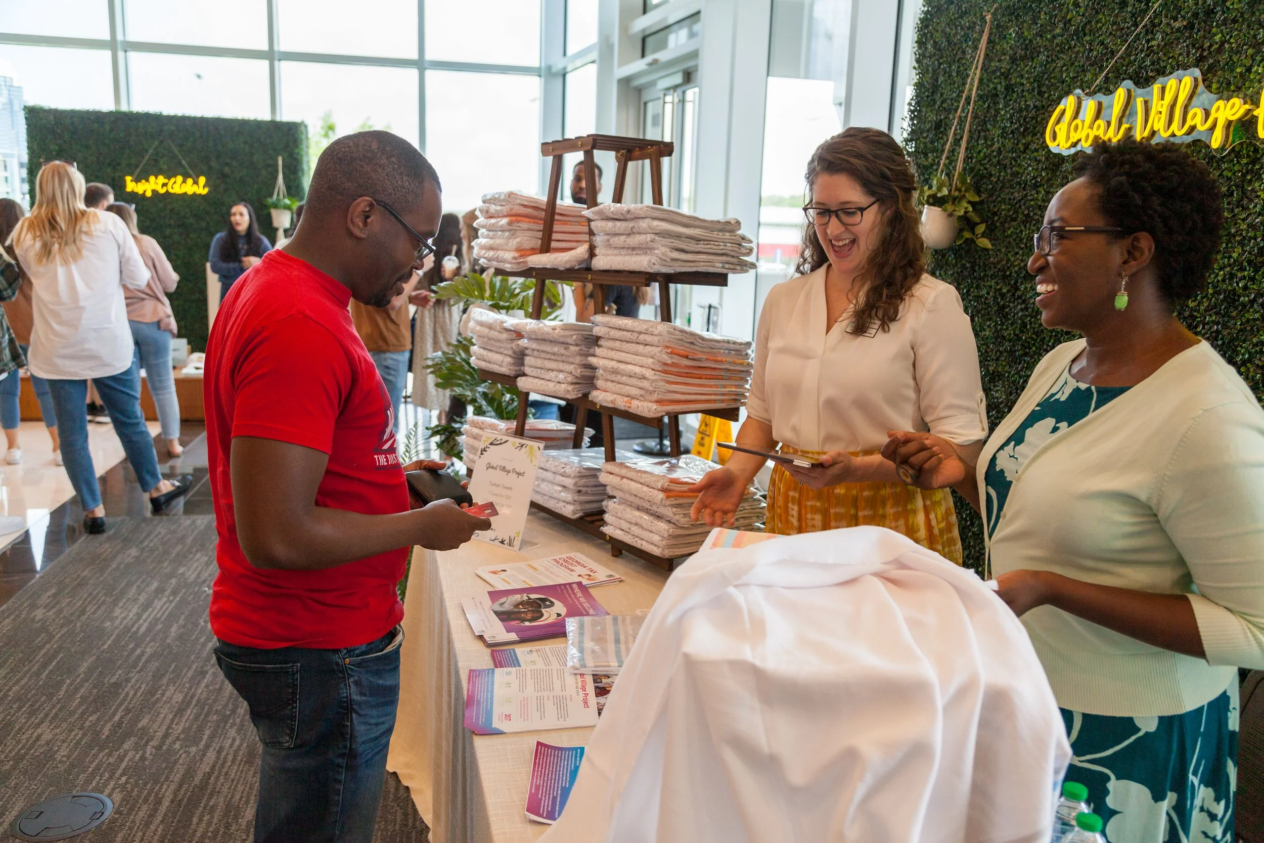  Shop to Support event at INSIGHT GLOBAL Headquarters where all employees invited to attend and purchase from vendors. 