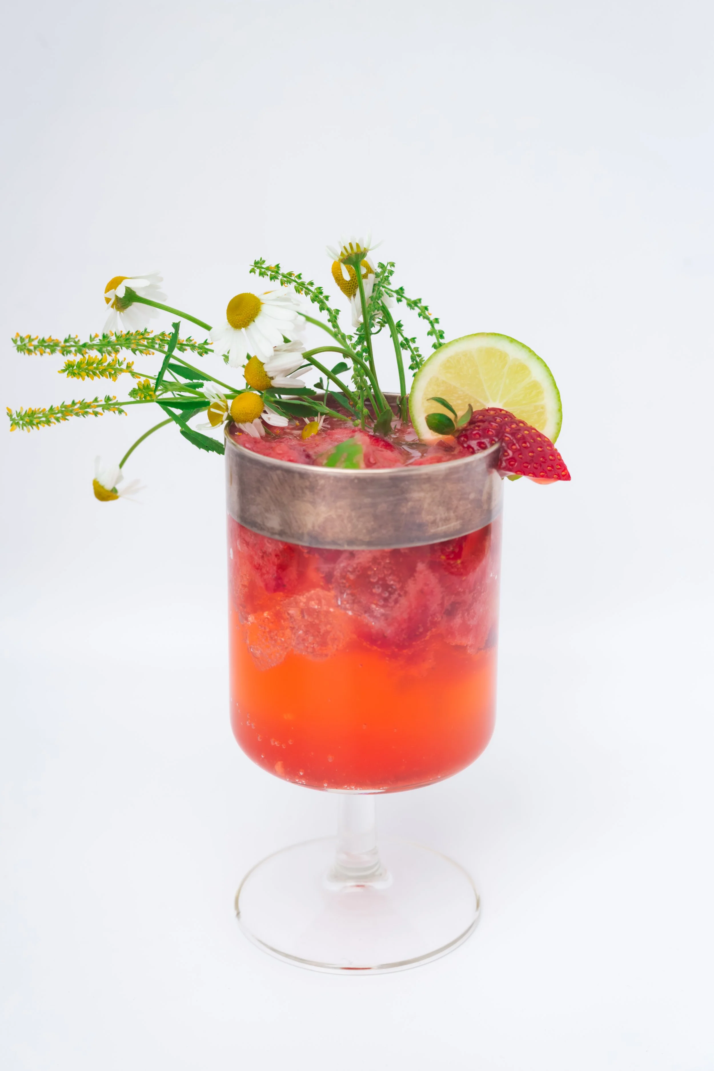 Strawberry Lime Fizz