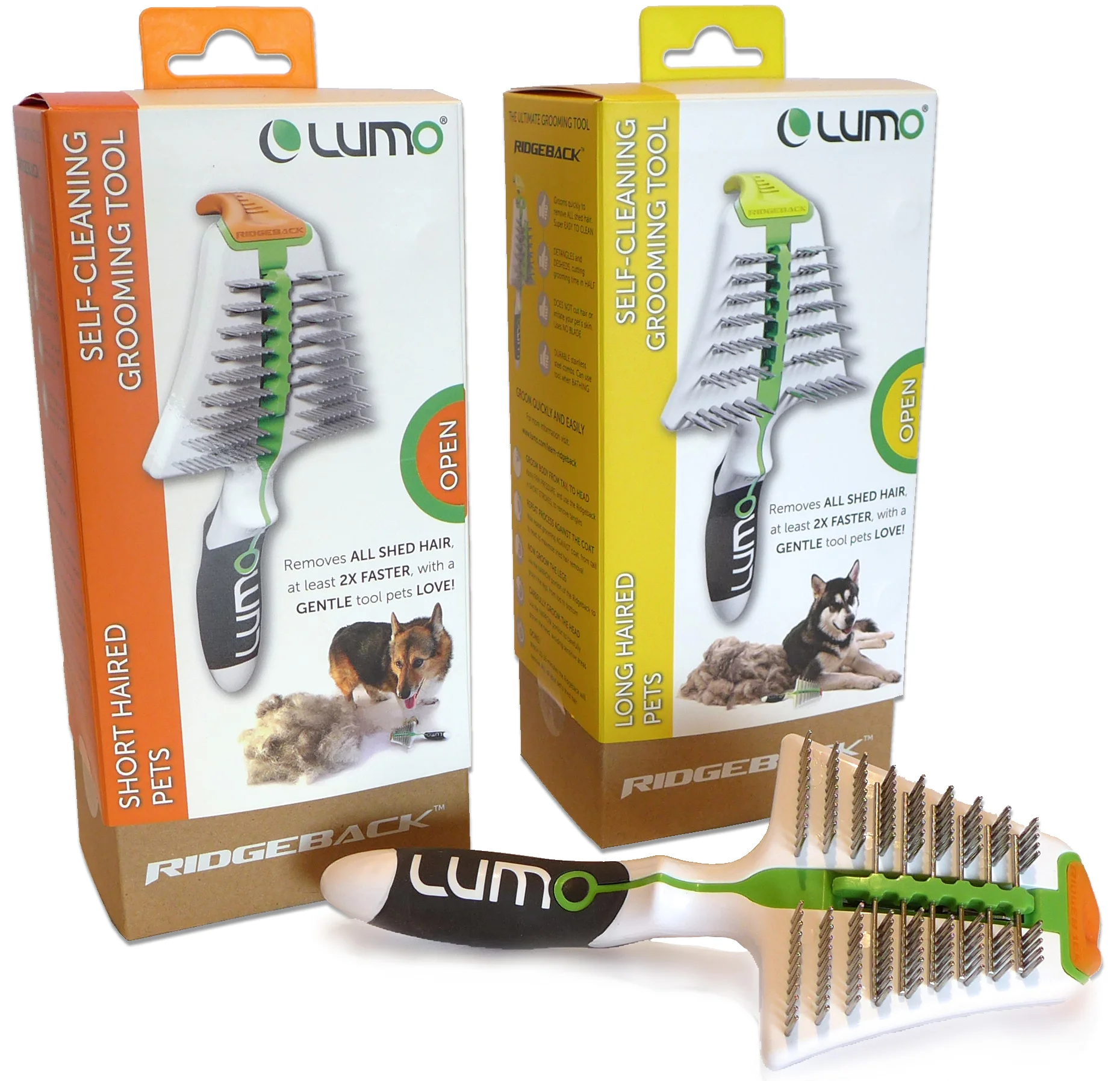 lumo dog brush