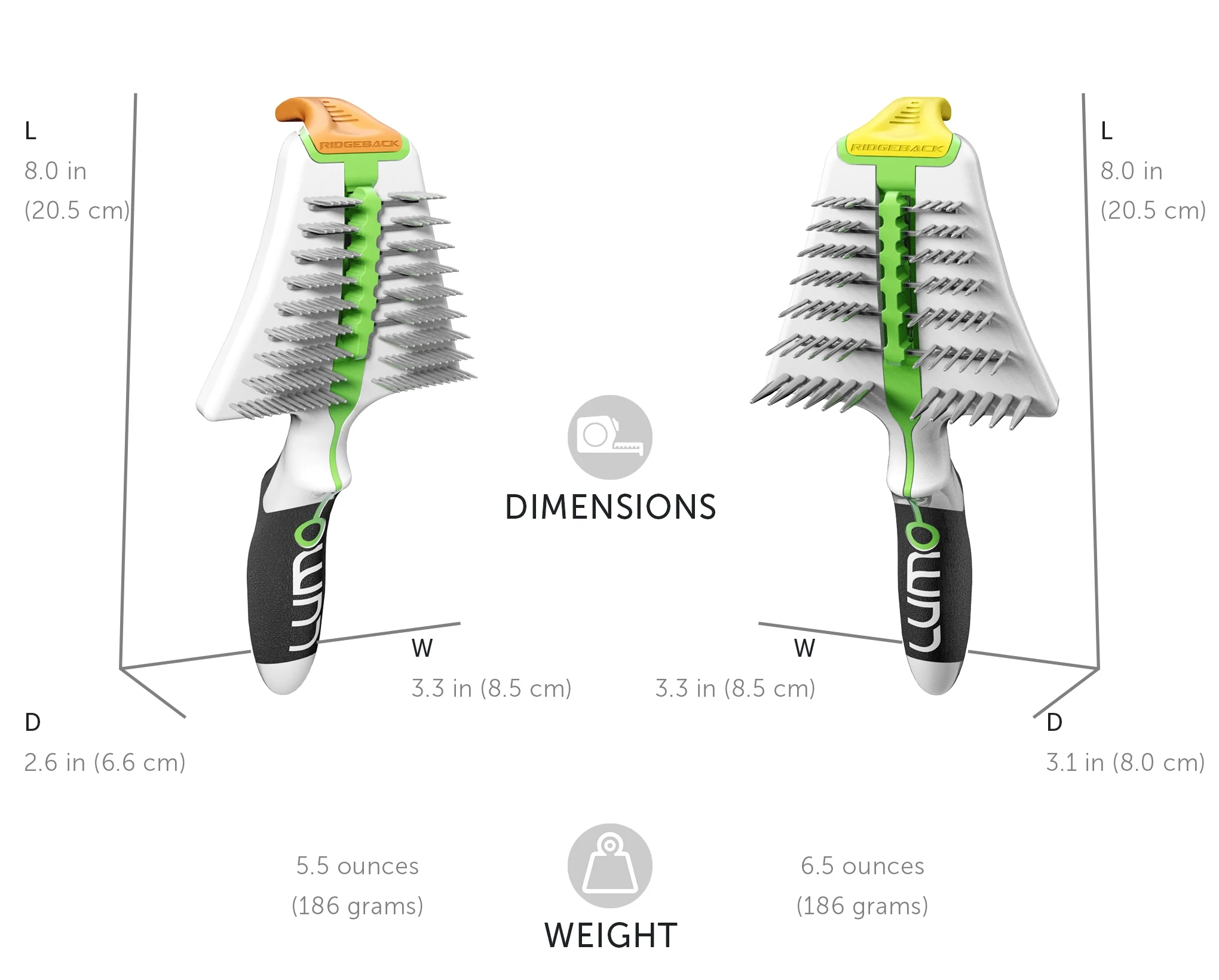 lumo dog brush