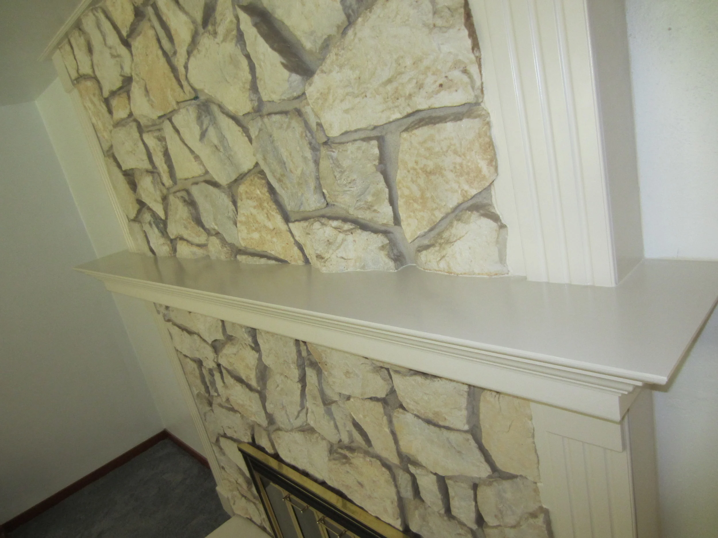  Scribed mantle installed 