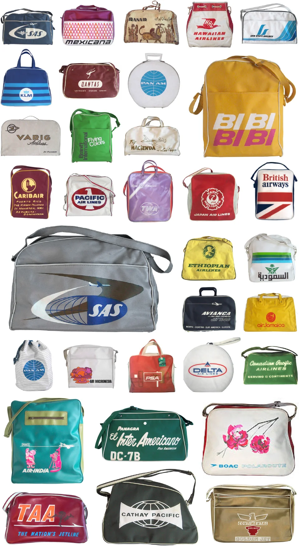 vintage flight bag