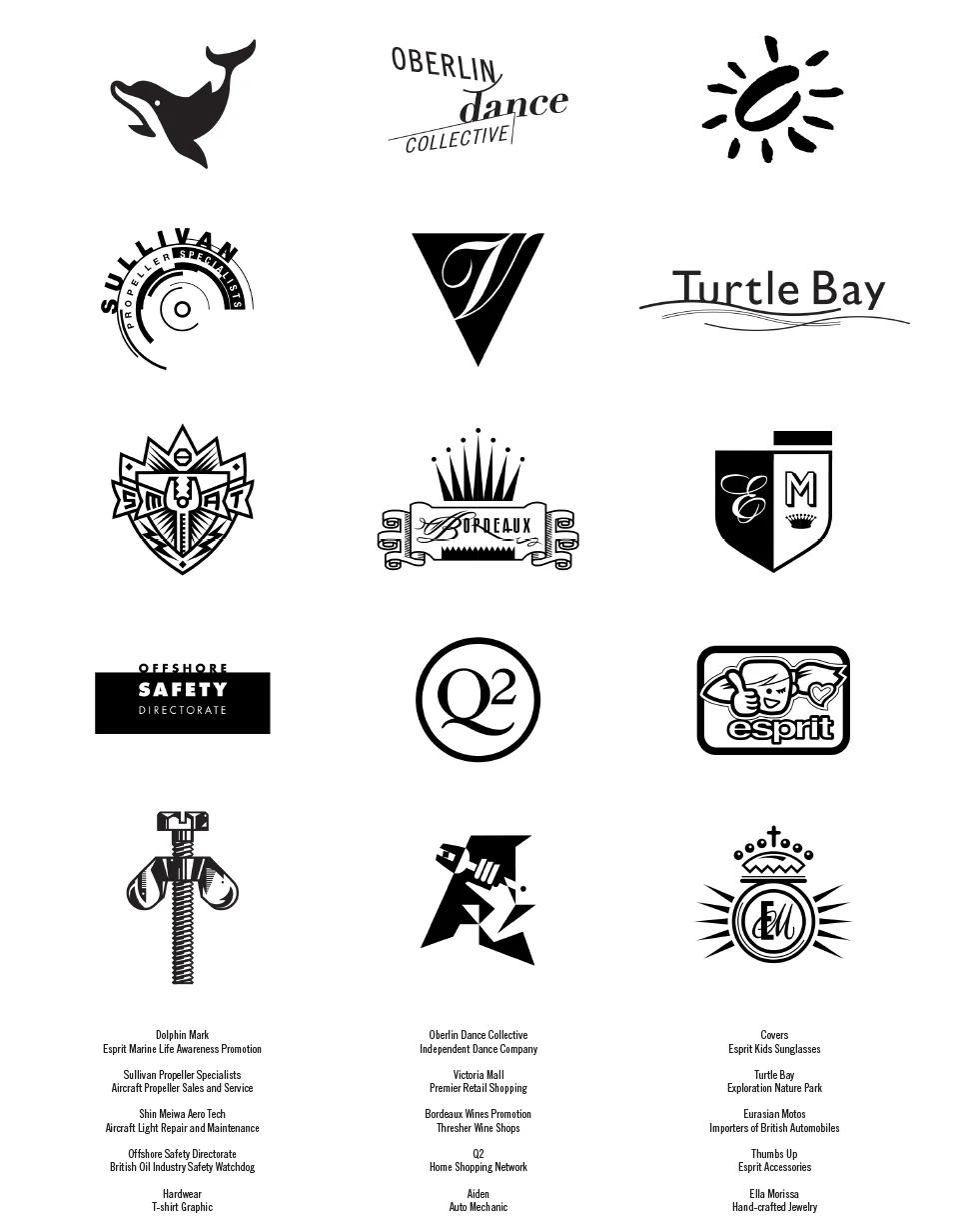 Select logos from my over 25 years of work as a professional designer.
