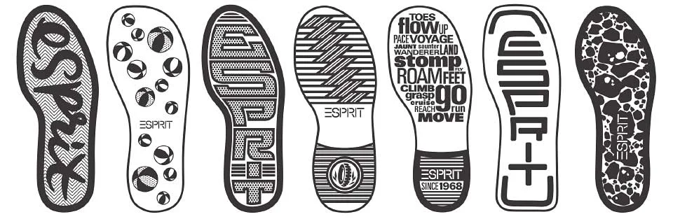 Esprit Footwear outsole designs