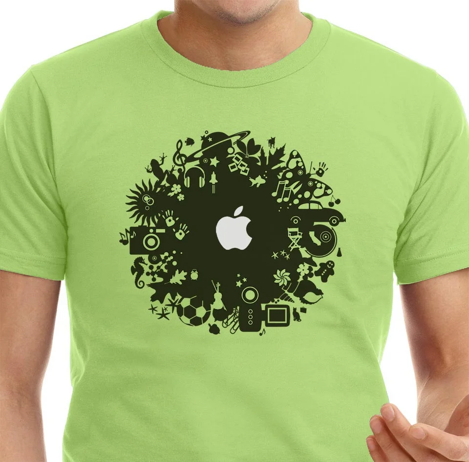 Design for Apple iLife retail channel giveaway t-shirt