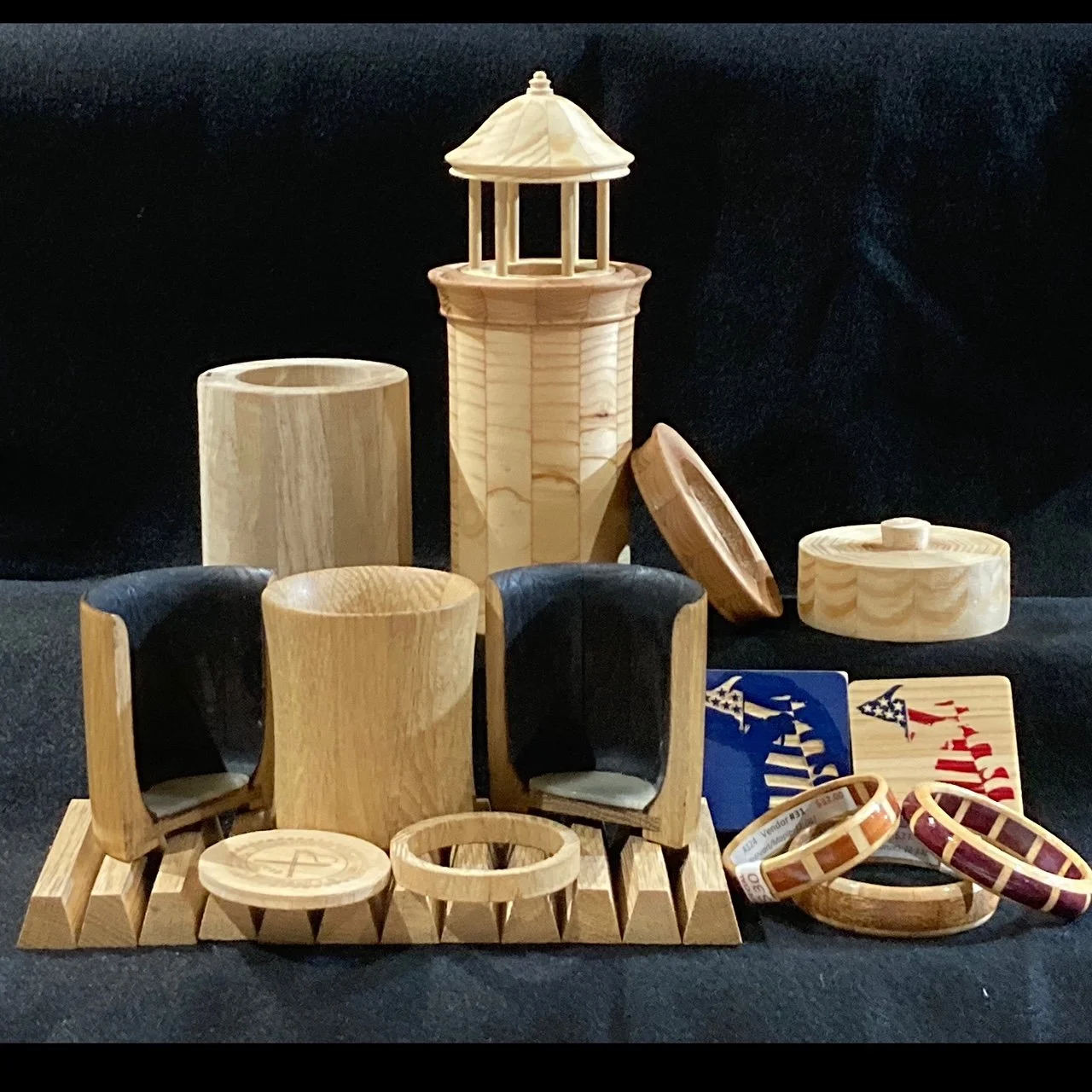 Segmented Turning &amp; Sandblasted Designs Using Vinyl Stencils Demo 