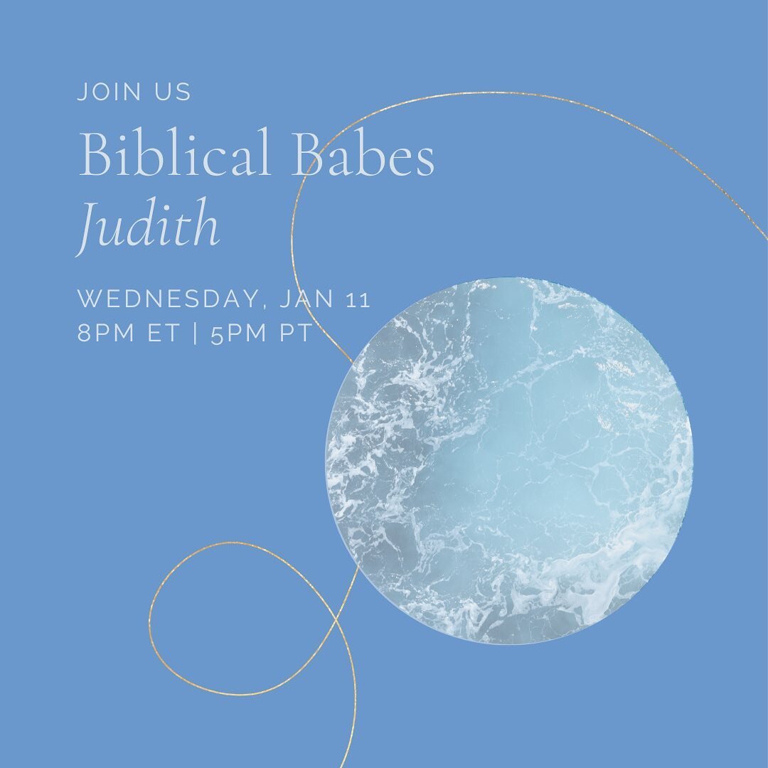 The story of Judith is one of bravery and action. Join us Biblical Babes: Judith for an illuminating evening of learning.

Wednesday, January 11
8PM ET // 5PM PT

To register, click &ldquo;Virtual Events&rdquo; in our link in bio.

Today is the 1st o