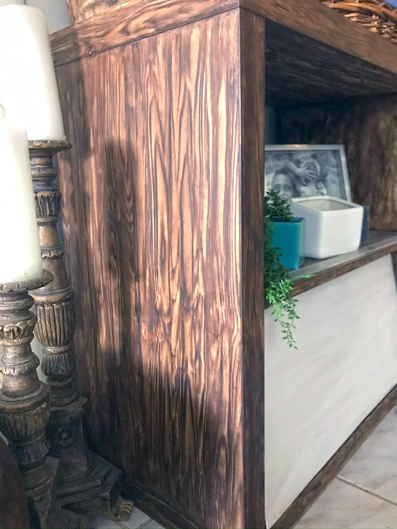 IKEA Hack - Wood grain effect