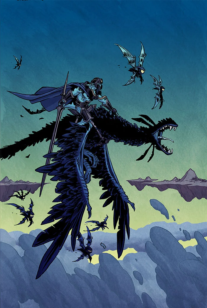 Mal Threck rides to find the Star Seed!