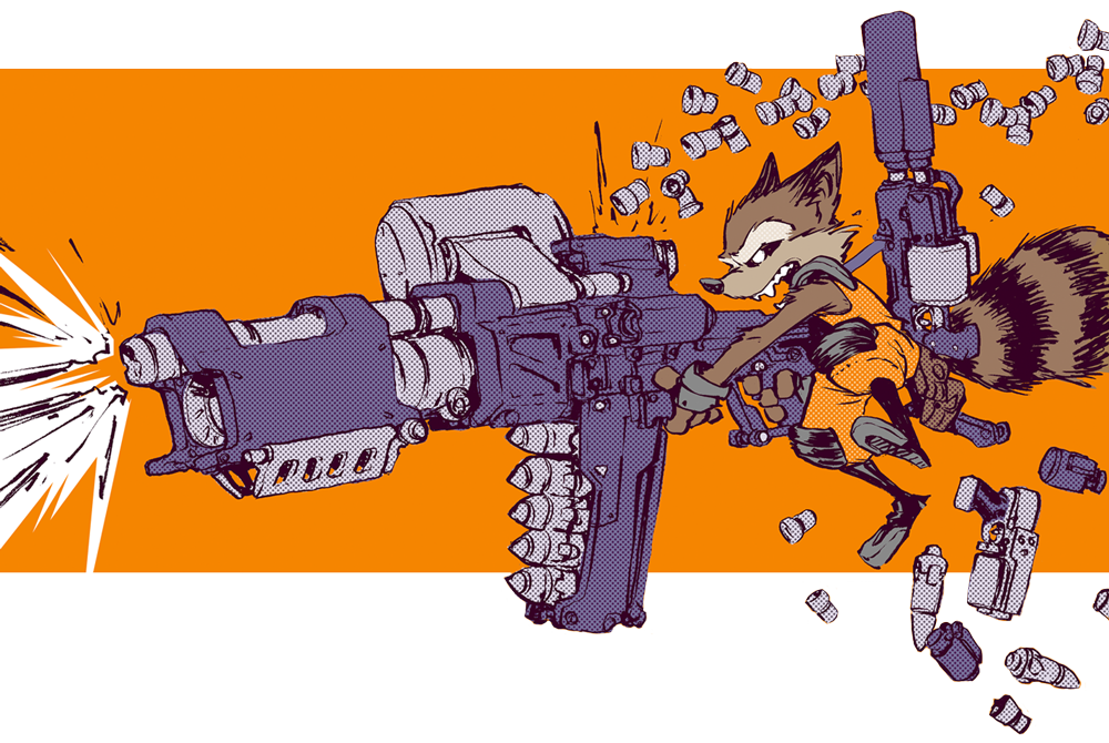 Rocket Raccoon — MRJAKEPARKER.COM