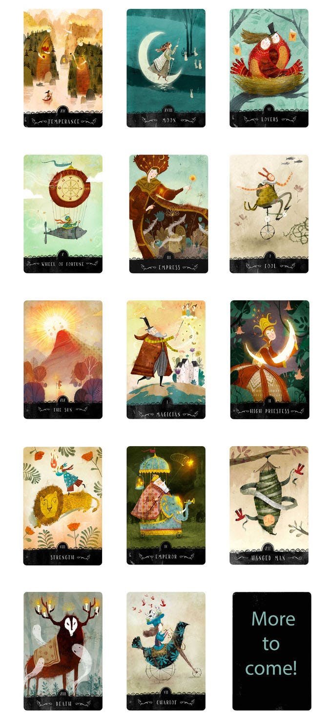 Simon on Instagram: “Part 3 of designing tarot cards with the