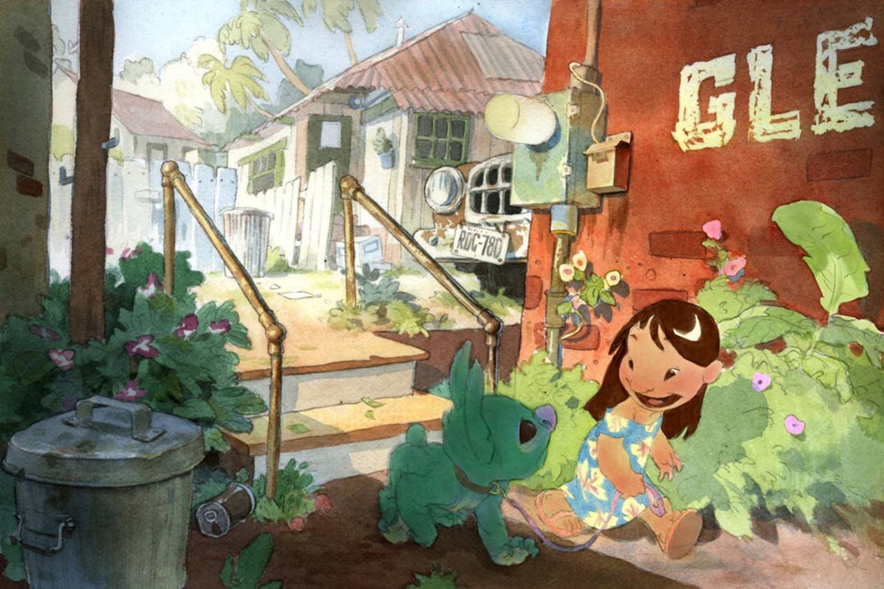 Paul Felix's Lilo and Stitch Art —