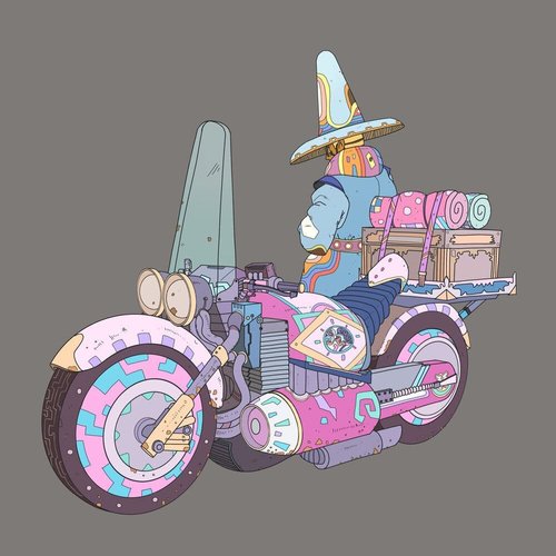 Polychromatic Motorbikes by Mikee Atendido — MRJAKEPARKER.COM