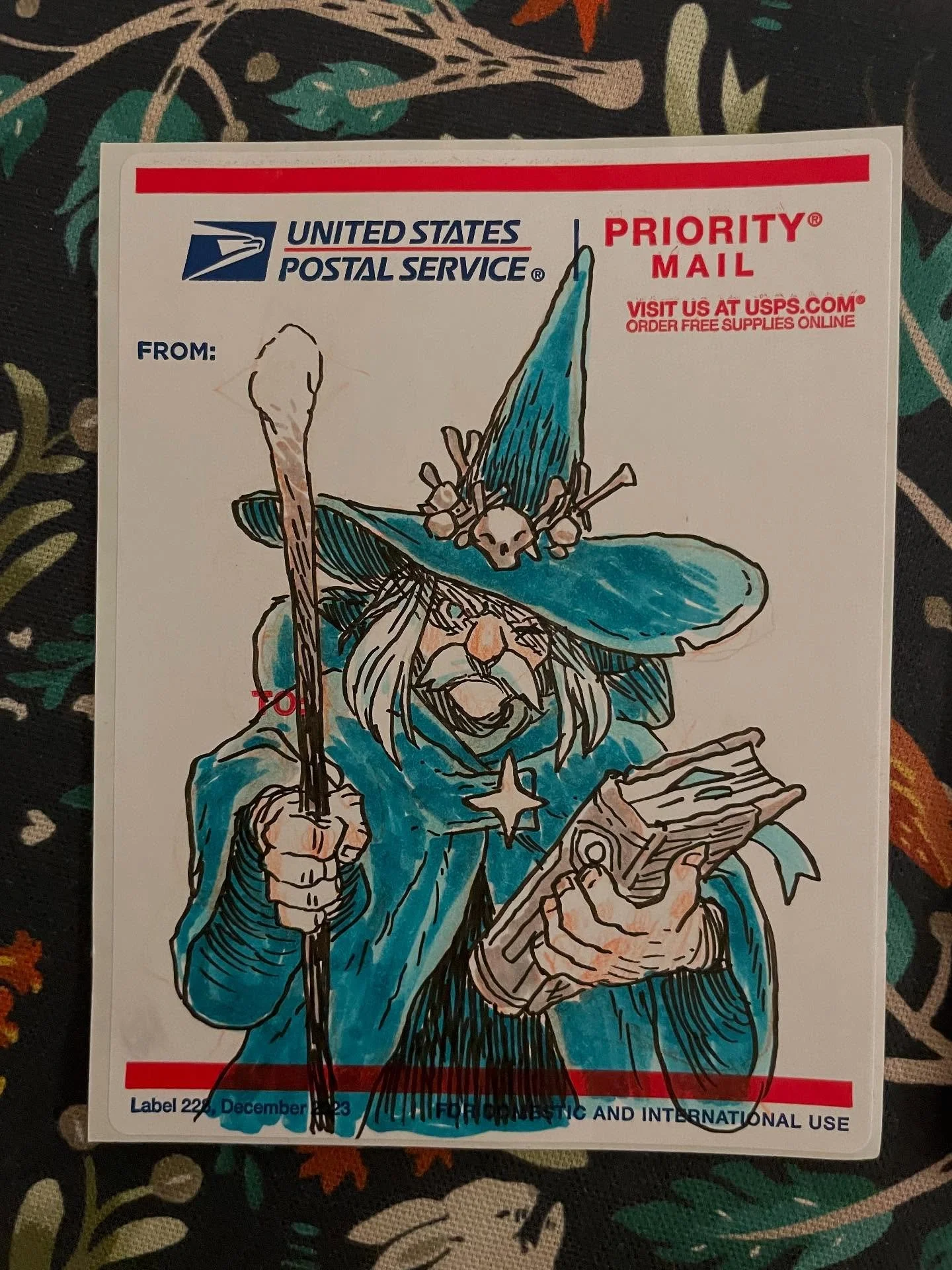 Art Exchange with my sons. Theme: Wizards

A couple years ago two of my boys started a Christmas art exchange with each other. They set a theme, each do a drawing and the day before Christmas they surprise each other with what they drew. 

This year 