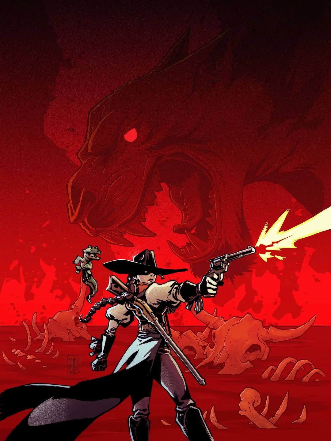 CARMEN REDCLAW alternate cover!

I had the incredible honor to do a cover for one of the coolest books on shelves by one of the coolest creators in comics @raeallenart @artofmm