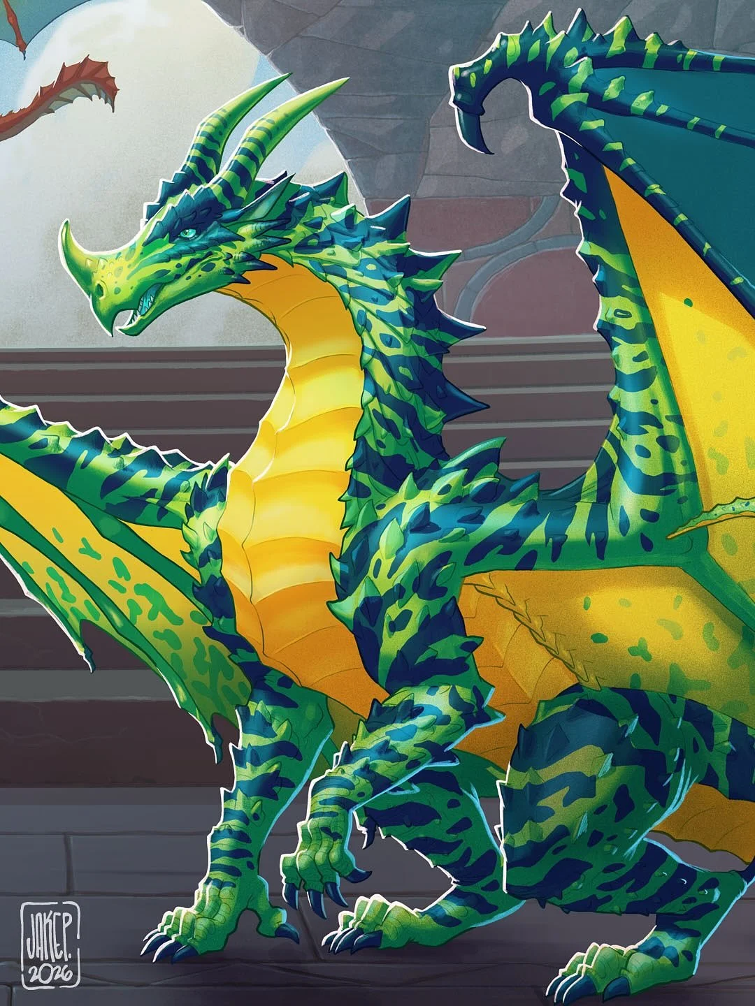 Wings of Fire: Book 16, Barnes and Noble variant. 

A few months ago I was in the middle of drawing my next Wings of Fire comic, when I got an interesting email from my art director. He wanted to know if I could do a variant cover for the next Wings 