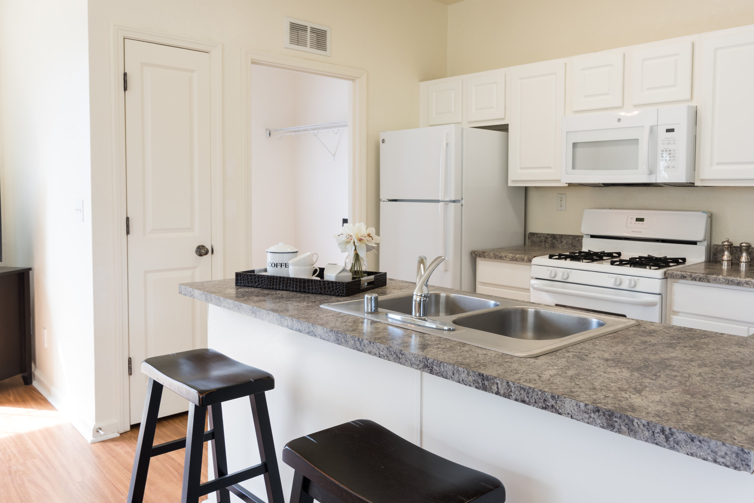 Open Kitchen in Rental Home