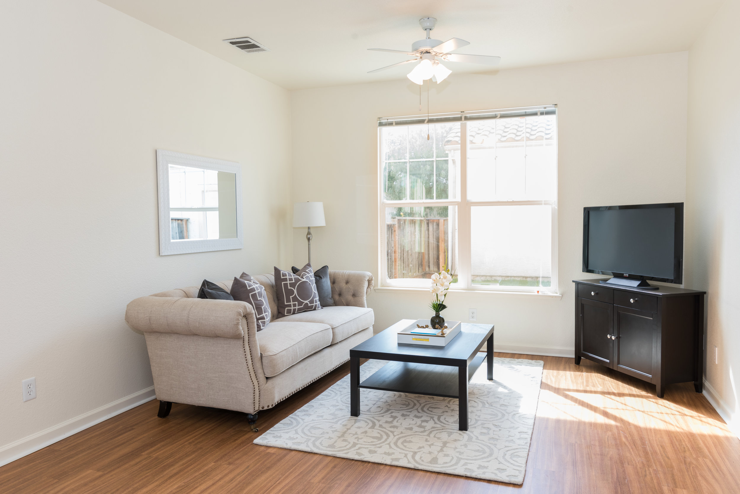 Family Room in Rental Home