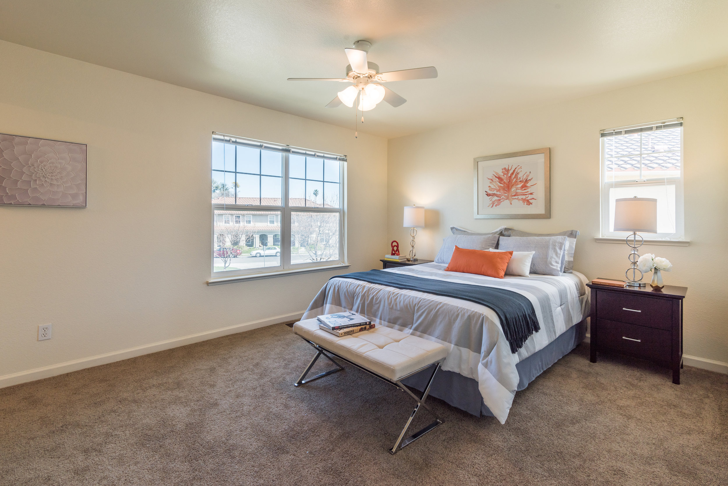 Master Bedroom in Rental Home