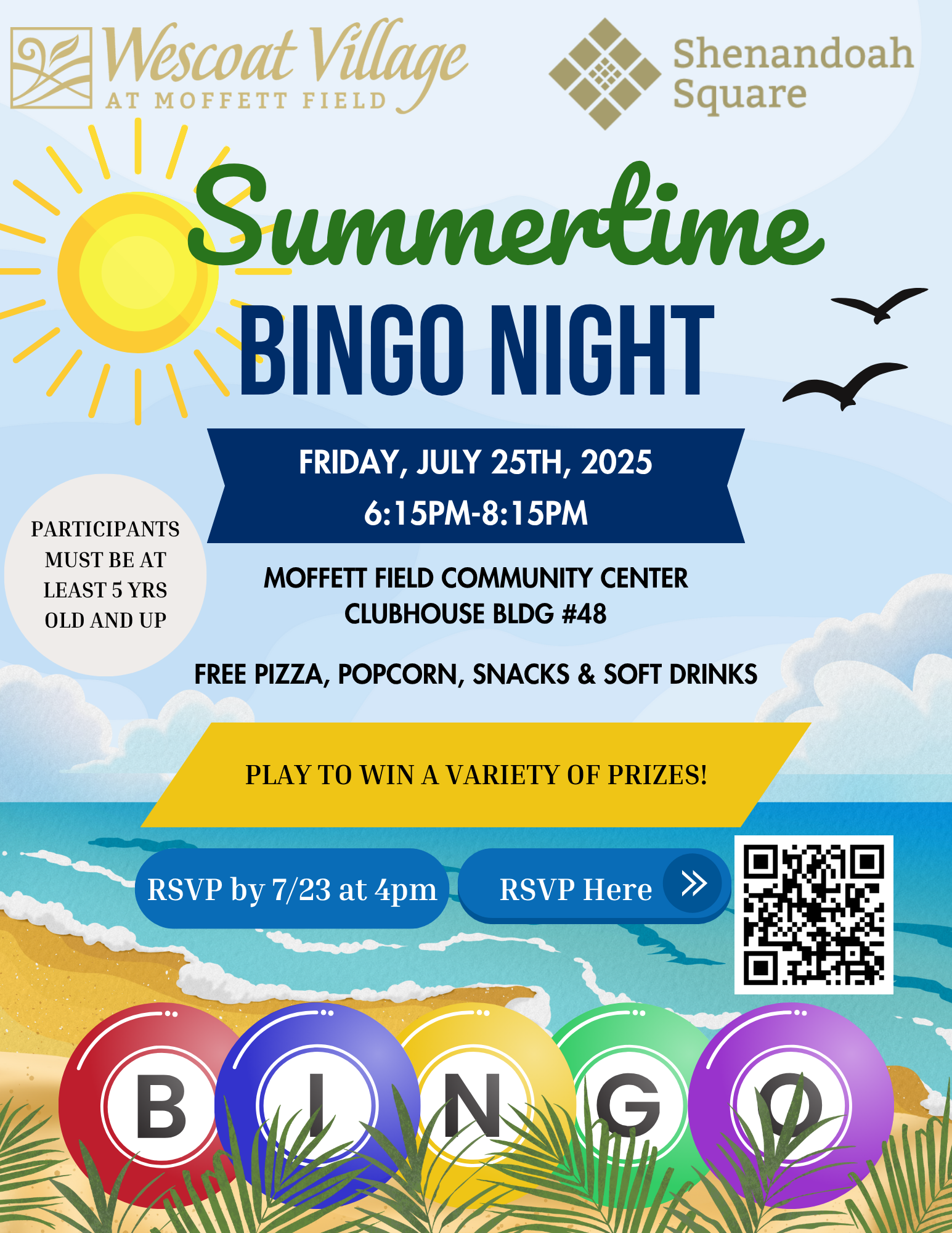 Summertime Bingo Night