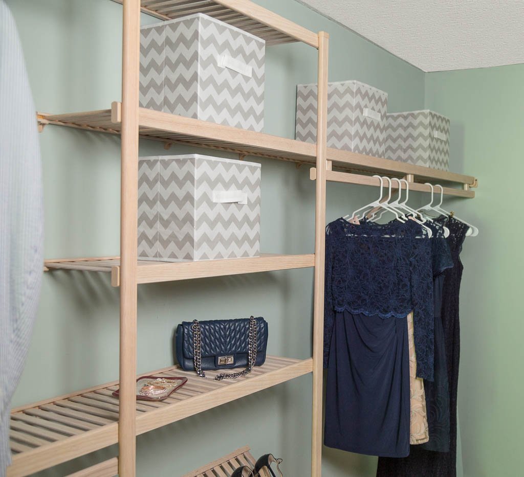 Hardwood Shelving  Wood Closet Shelving — Cope Closet Concepts