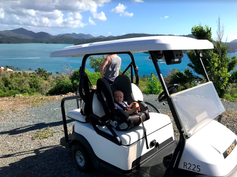 golf buggy baby seat