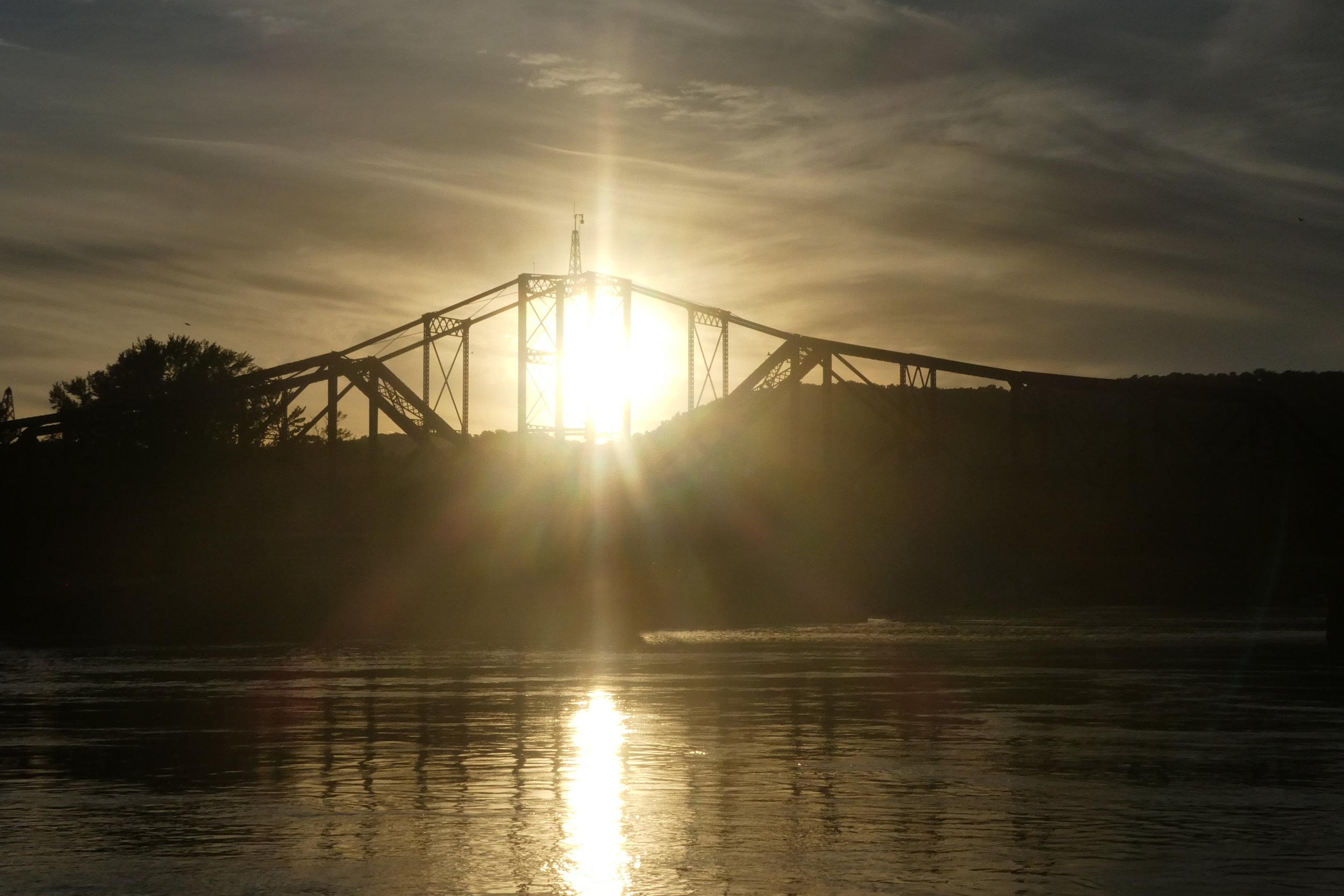  On our Mississippi River cruise 