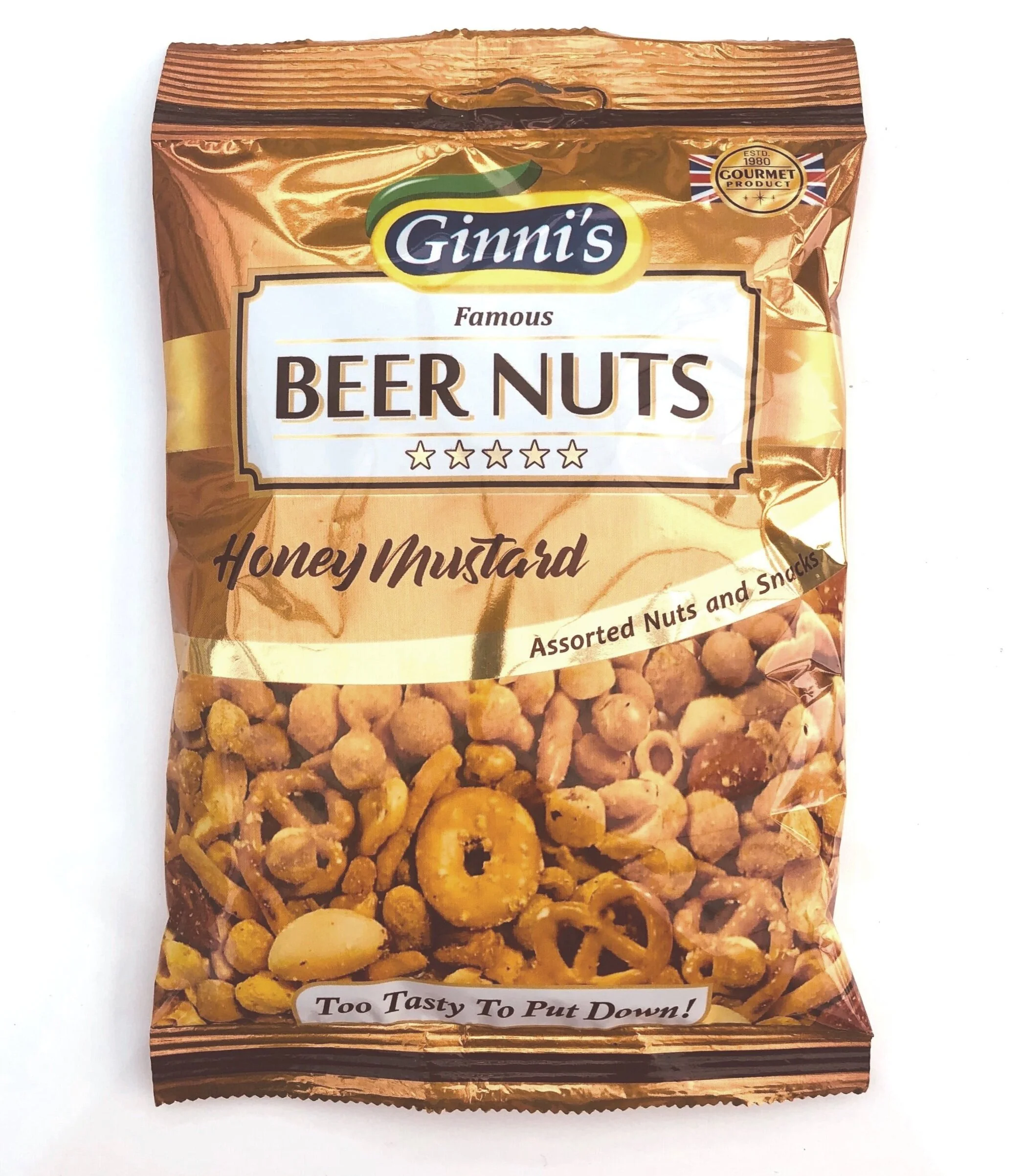 Honey Mustard Beer Nuts (Non-alcoholic)