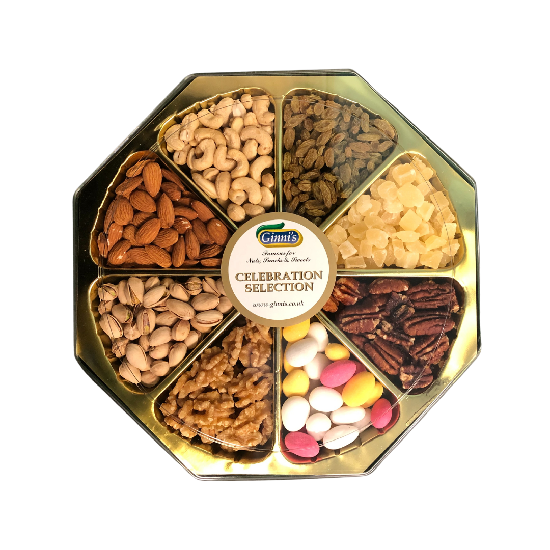 Nuts and Dried Fruits GIFT TRAY (1 Kg) Ginni's Nuts, Snacks and https