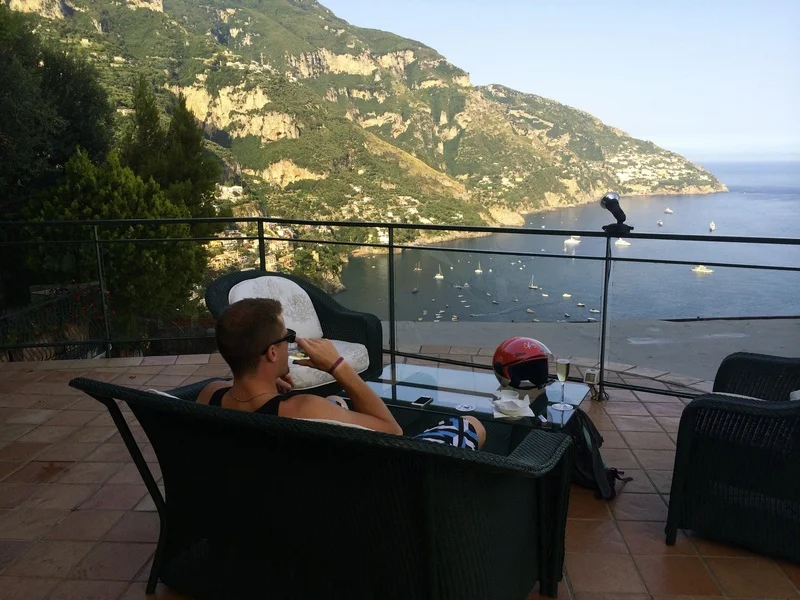 Vespas Down the Amalfi Coast