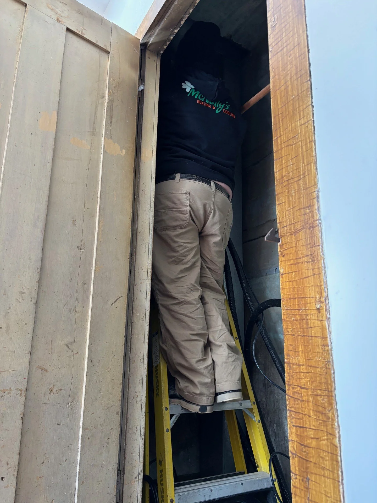 McNally's installing HVAC in Beith House