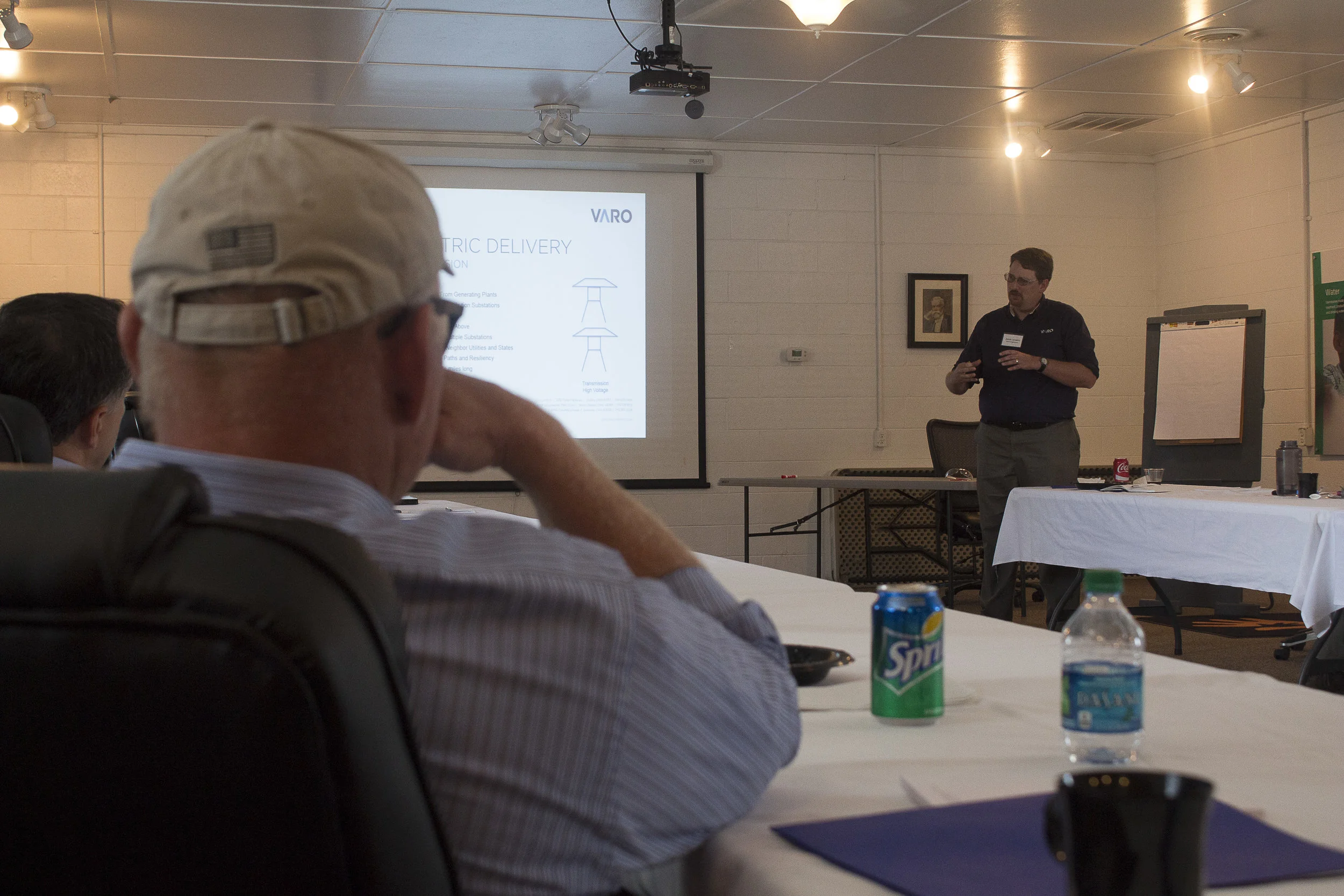 James Landers with Varo Engineers, discusses CHP project feasibility. 