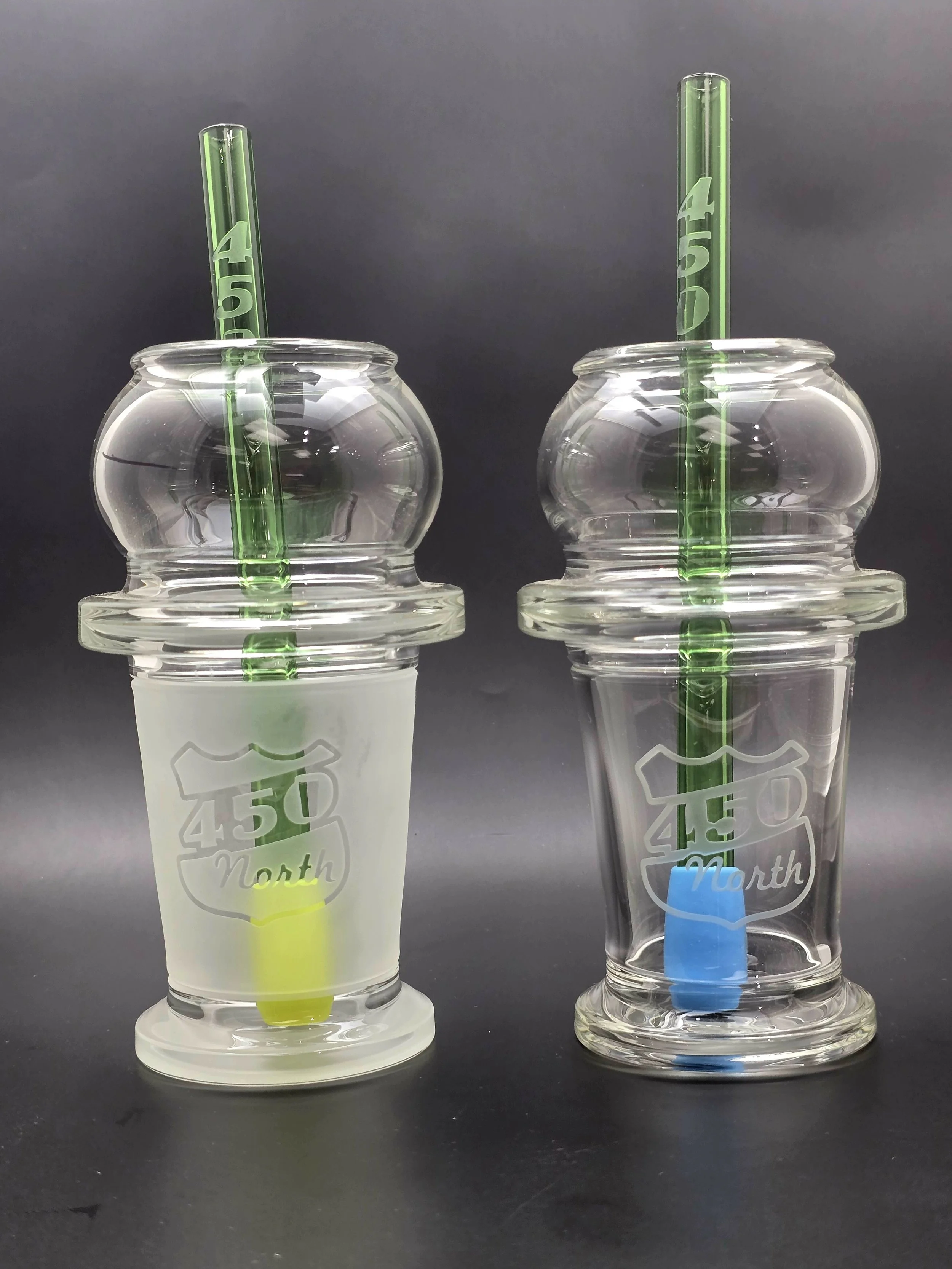 Mini 450 North slushy cups w/straw