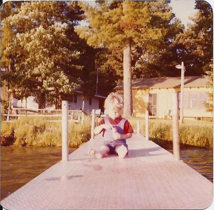 The steel dock in the 1970s.
