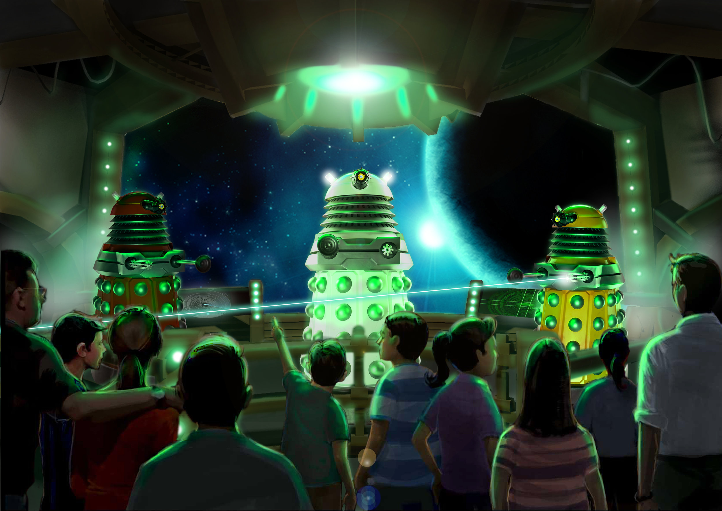 Coloured concept art
