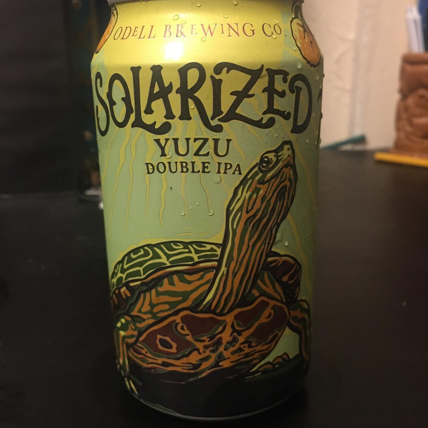 Really just bought this for the turtle art, but I stayed for the tang of yuzu and hops.