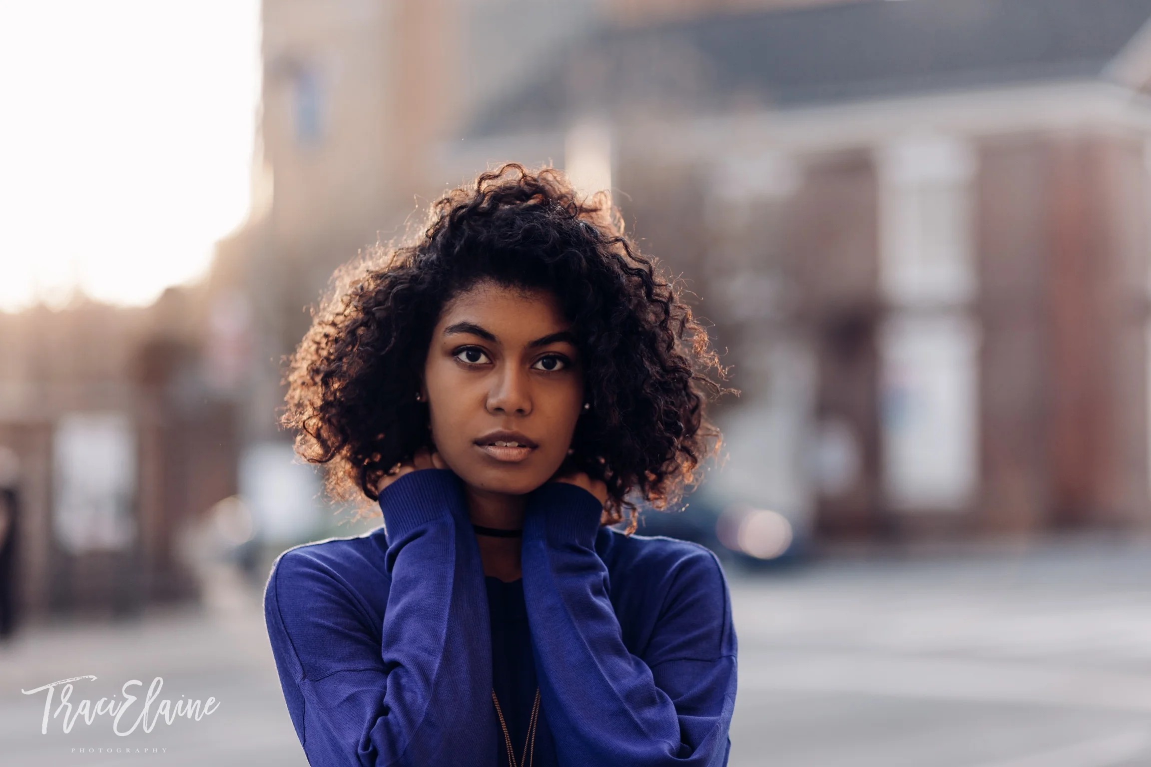 Rim light portrait in Philadelphia