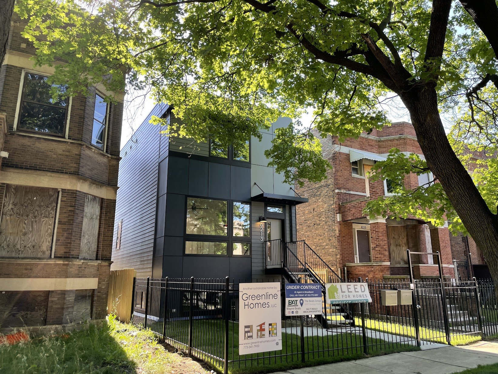 SOLD: NORTHWEST WOODLAWN: ST. LAWRENCE two-flats (3)