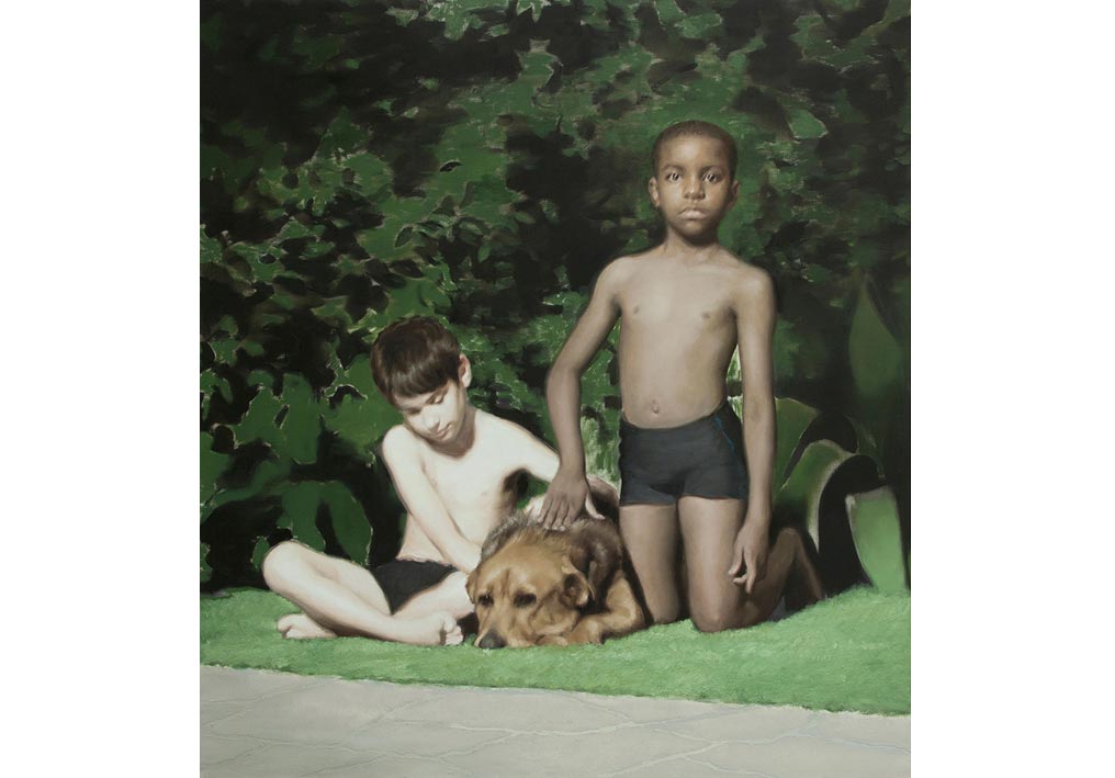 Boys 2016 Oil on Linen 165cm x 150cm