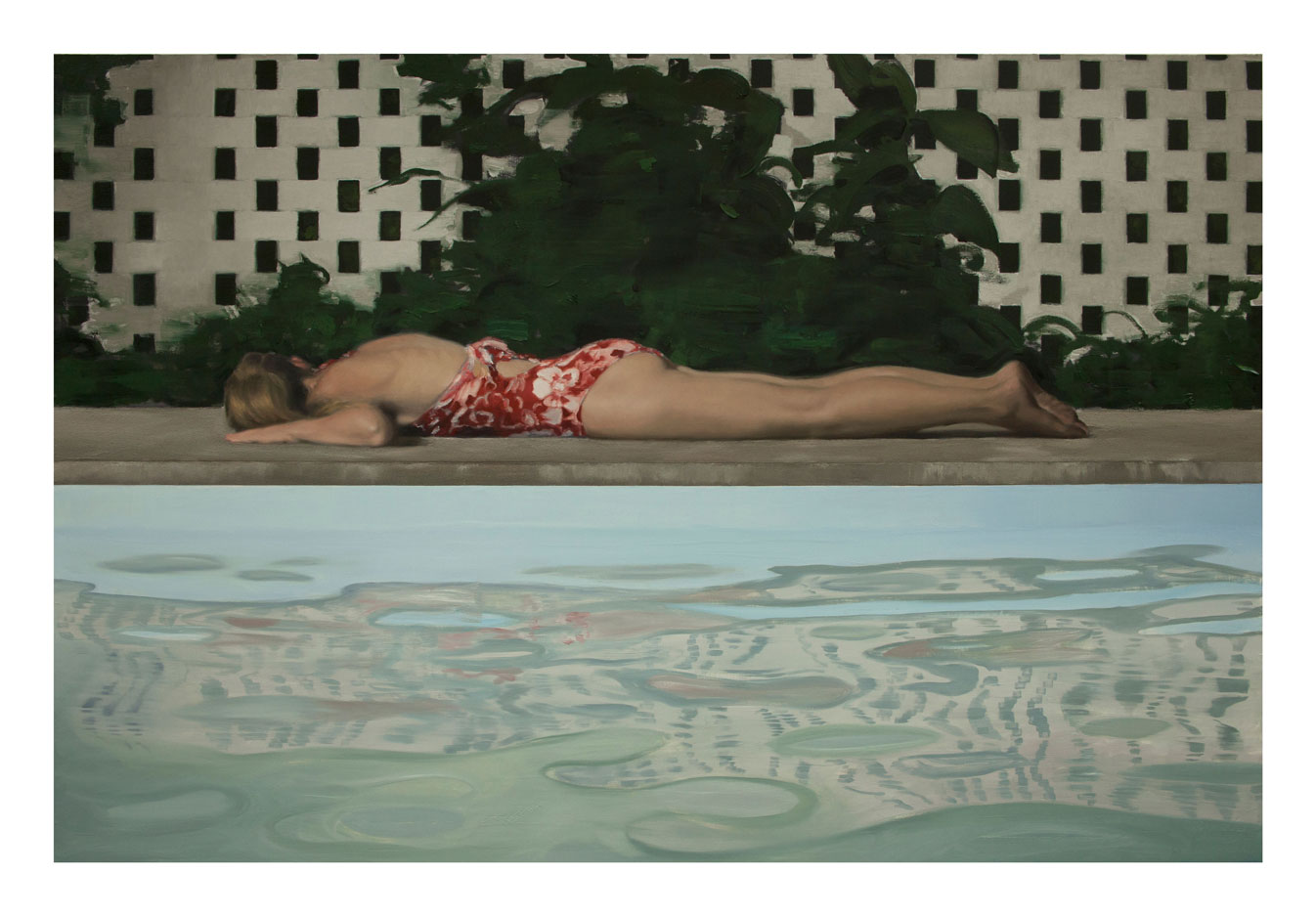 Pool 2016 Oil on Linen 200cm x 300cm