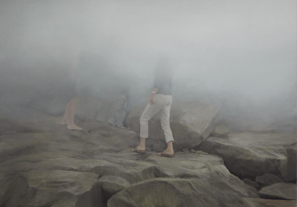 Fog 2012 Oil on Linen 282cm x 400cm