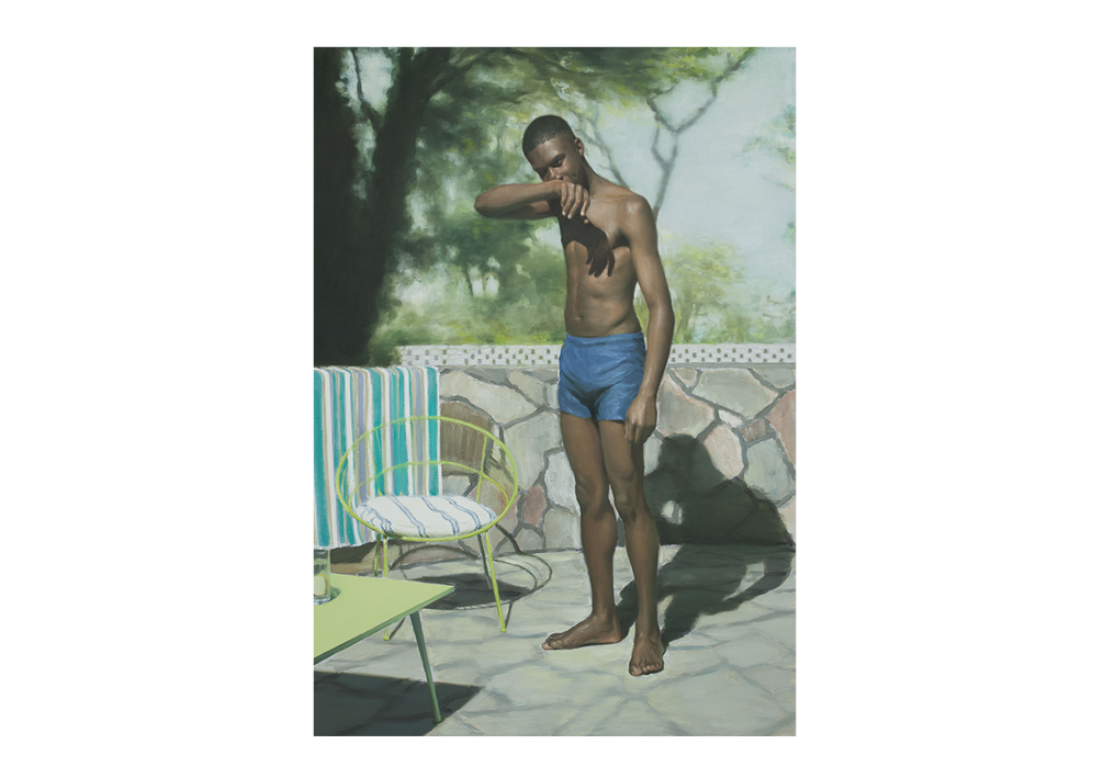 Swimmer 2016 Oil on Linen 200cm x 140cm