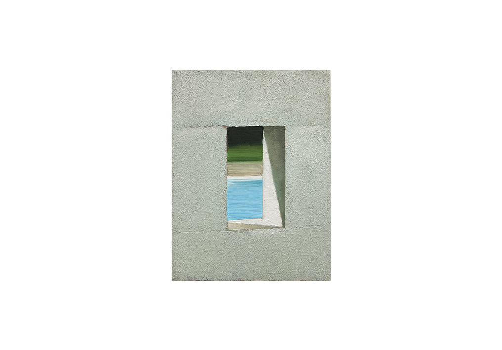 Wall 2017 Oil on Linen 37cm x 26cm
