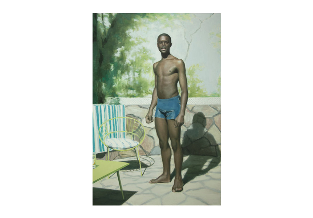 Swimmer 2017 Oil on Linen 225cm x 150cm