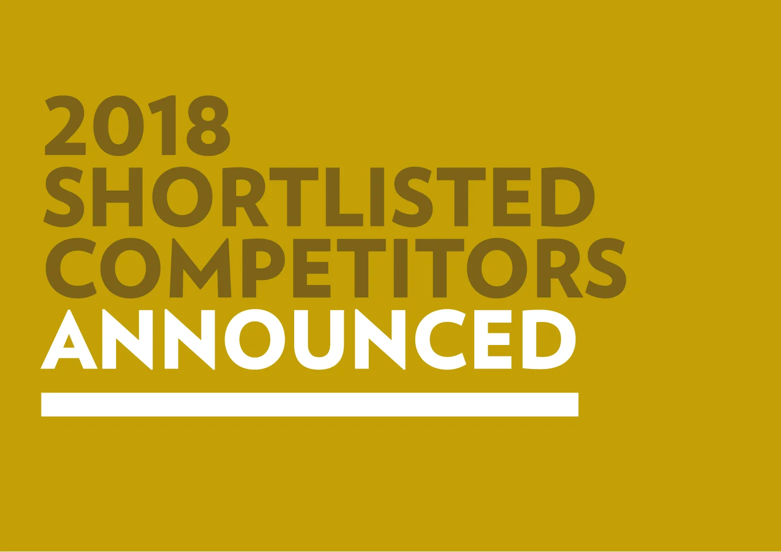 NIIOC 2018 Announces Shortlisted Competitors