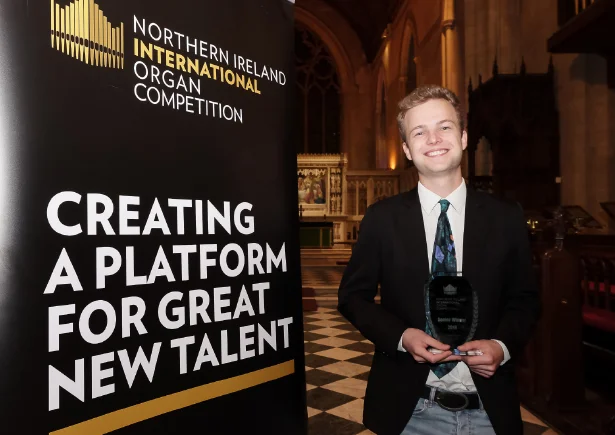 Ivan-Bogdan Reincke from Hungary wins Northern Ireland Organ Competition 2019
