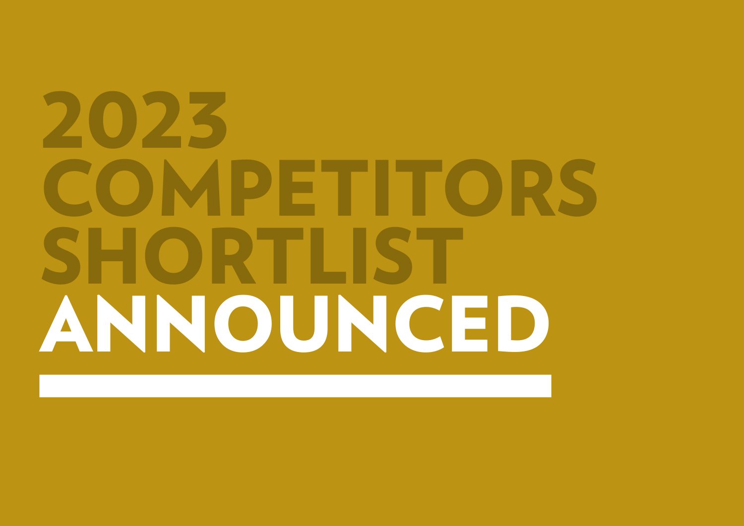 NIIOC 2023 Competition Shortlist Announced