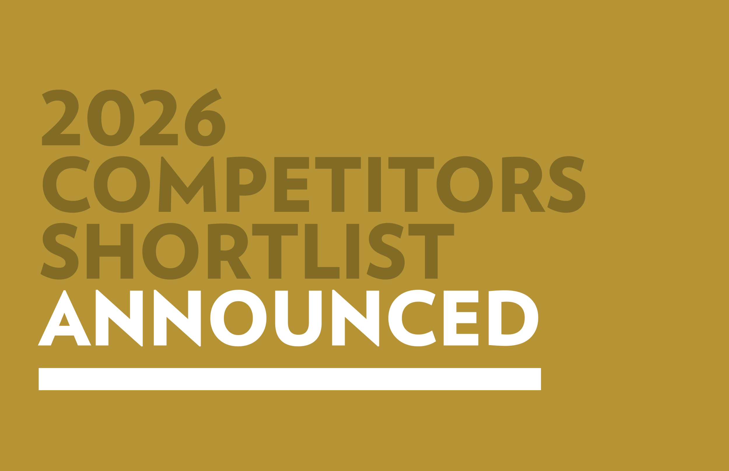 NIIOC 2026 SENIOR COMPETITION SHORTLIST ANNOUNCED 