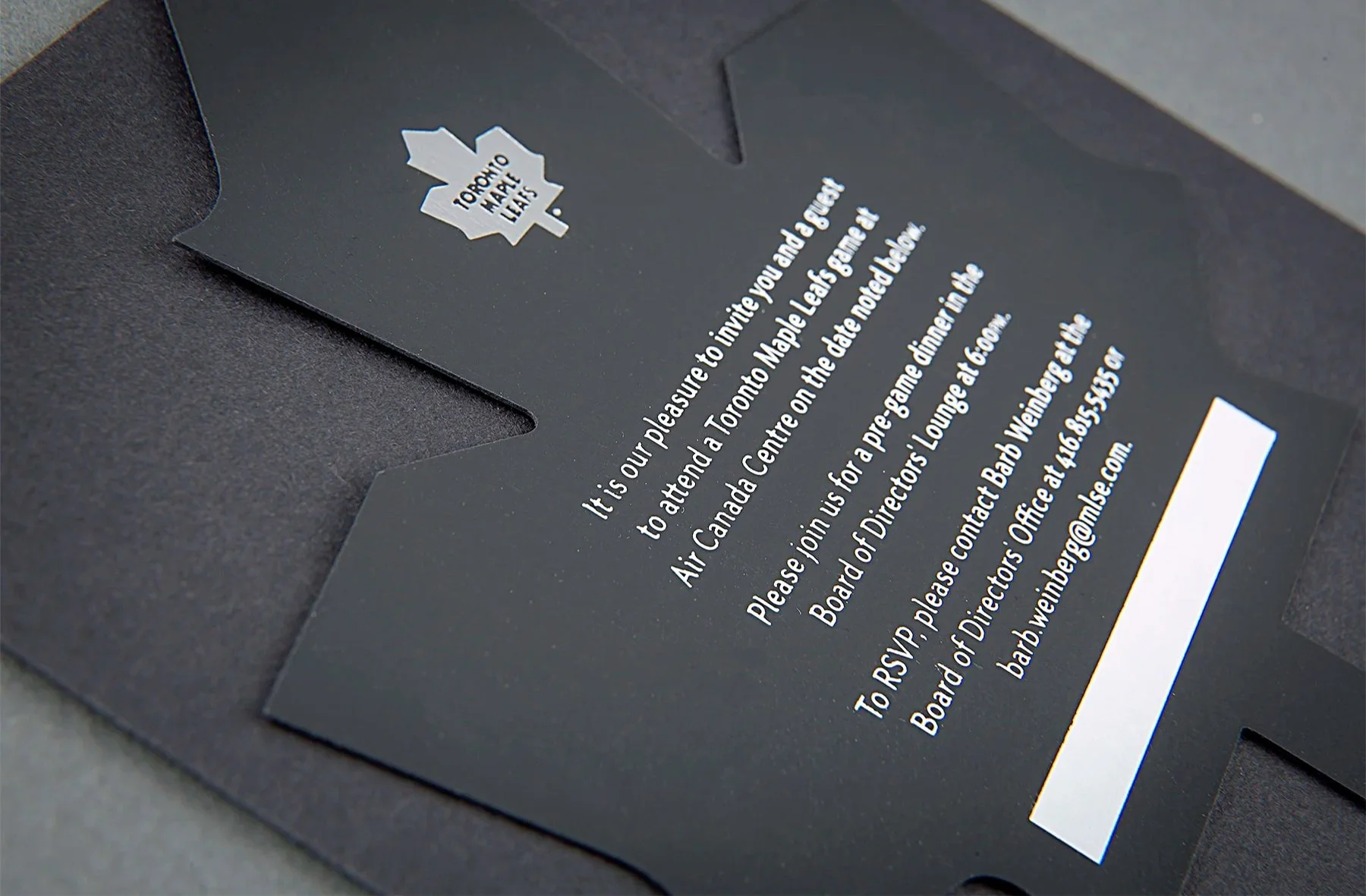 MLSE Board of Directors Invite & Gift Package