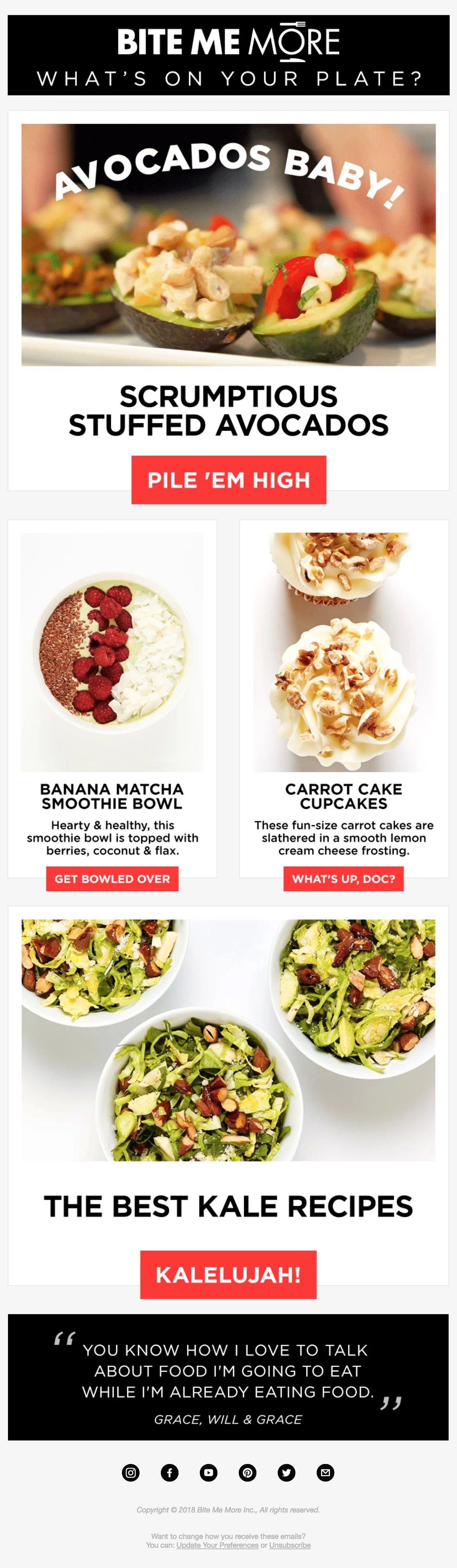 Bite Me More Weekly e-Newsletter